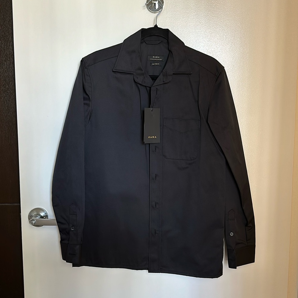 Zara black shirt men size small